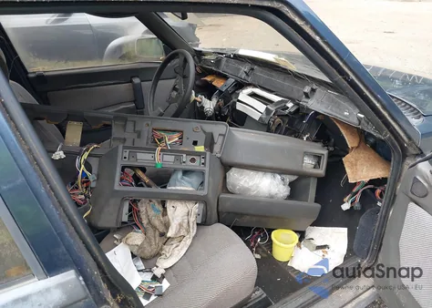 1987 Alfa Romeo Milano Silver from USA, damaged, VIN ZARDA1146H1075741